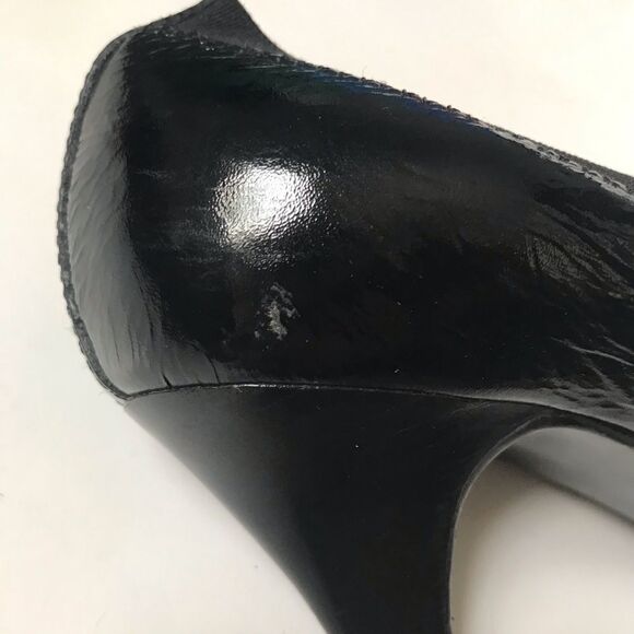 Tory Burch black leather Caroline heels - Picture 6 of 14